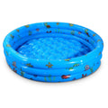 51x13� Inflatable Swimming Pool Blow Up Family Pool For 3 Kids Foldable Swim Ball Pool Center w/ 4 Valves Bottom Water Drain Plug For Indoor Backyard